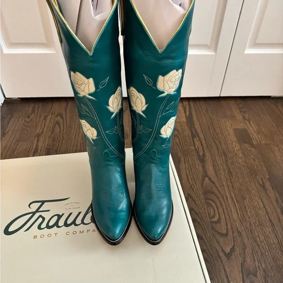 Fraulein San Antonio Rose Boots - Size 9M - Picture 3 of 6